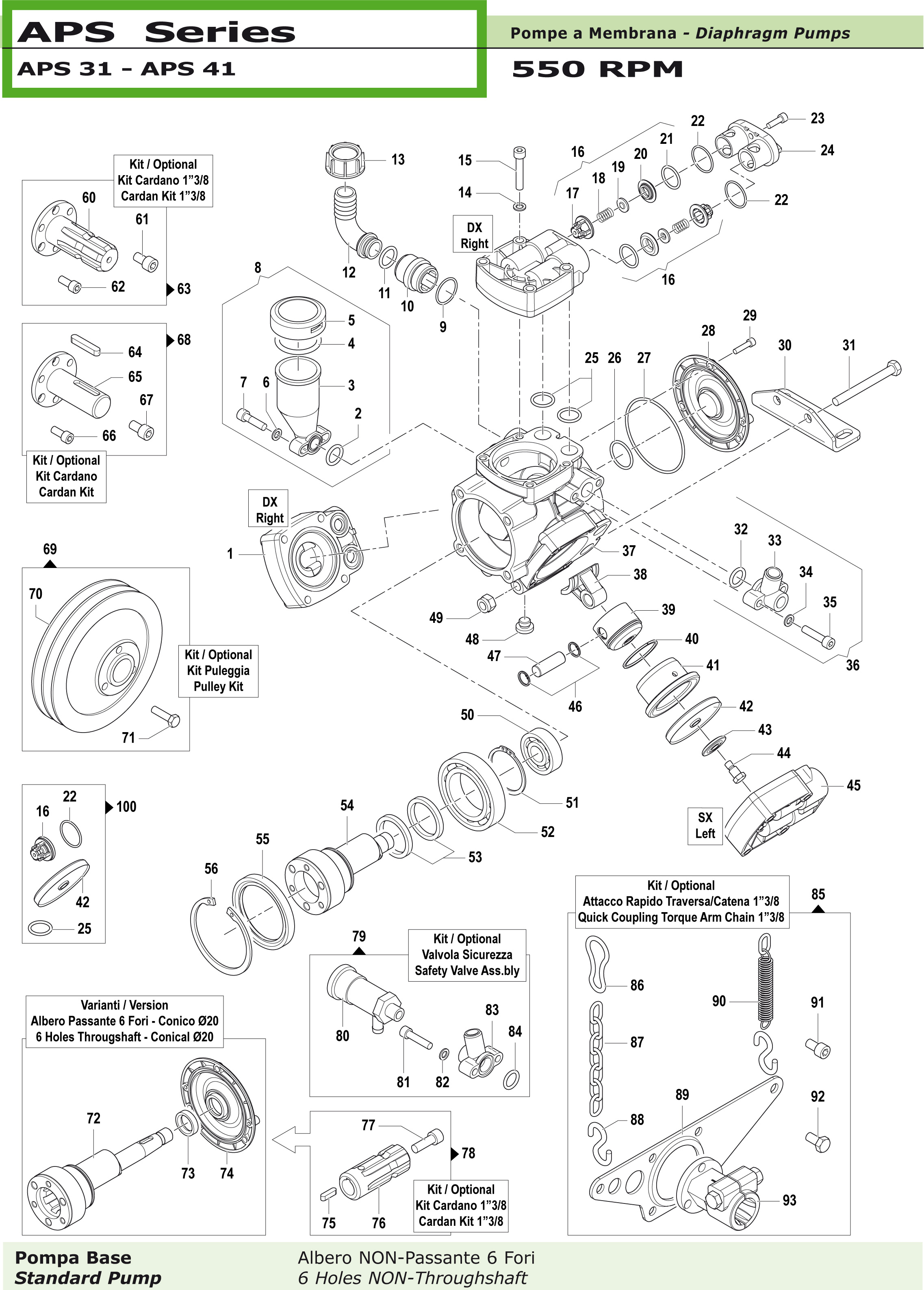 Spare parts for Comet APS 31 and 41 | spritzenteile.de