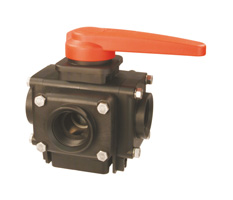 Ball valve 5 - ways