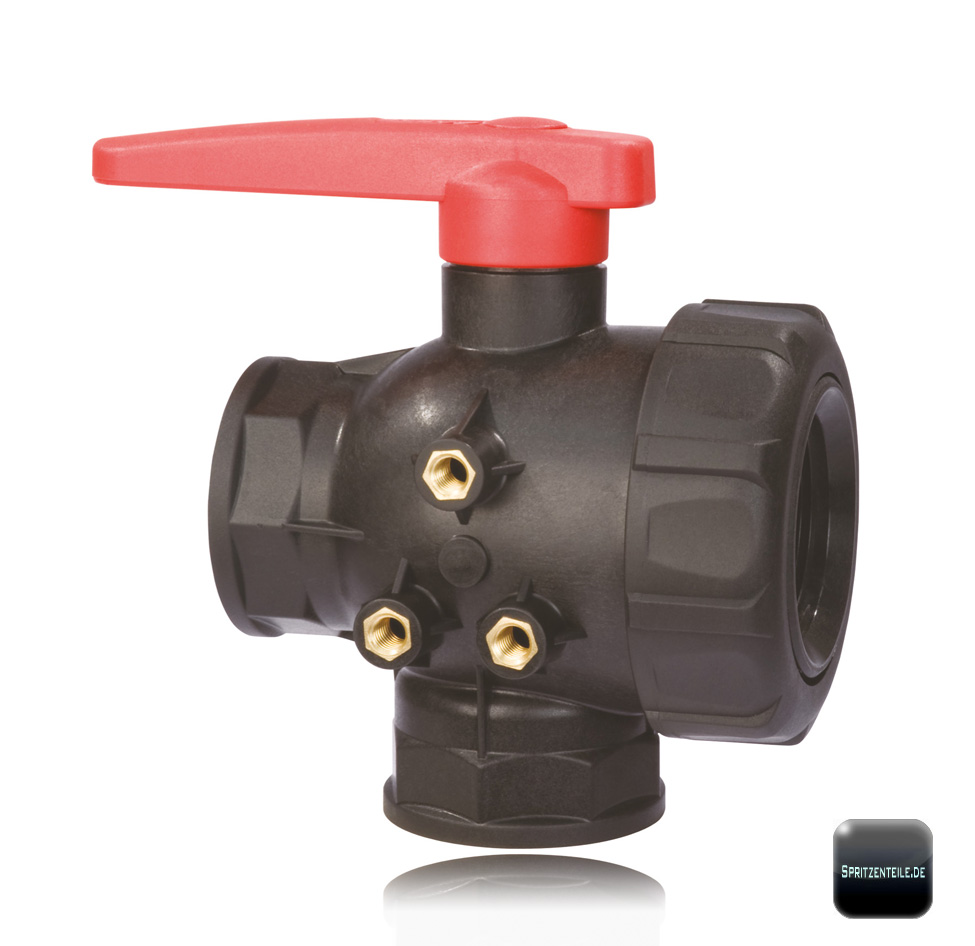 Preview: Arag 3-way Ball Valve Series 455 - 10 bar | 150 PSI