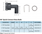 Preview: TeeJet Quick Connect 90° hose barb up to 20 bar