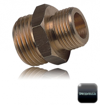 Spezial-Nippel mit 2 x 1/2" AG NPT/BSPT