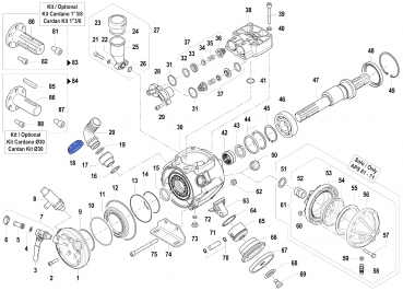 Überwurfmutter 1200001100 für Comet Pumpen APS 51-61-71
