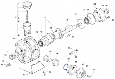 Kompressionsring 0020000100 für Comet BP 241-281 K