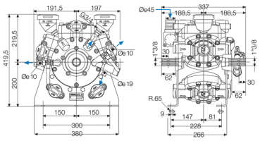 Scheme Comet diaphragm pump