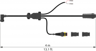 Arag Kabel für Geschwindigkeitserfassung Anschlussbuchse ISO11786