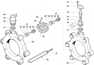 Schraube 3609016400 für Comet Pumpe BP 205 K