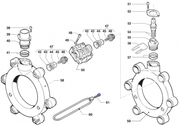 Schraube 3609016100 für Comet Pumpe BP 205 K
