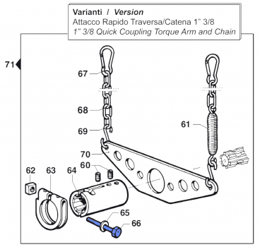 Sechskantschraube für Comet Pumpen BP 105-125 K