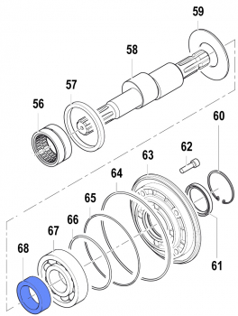 Abstandhalter 0601027900 für Comet Membran-Pumpe APS 145