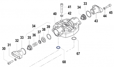 O-Ring 1210004700 für Comet Pumpen APS 141 - 166