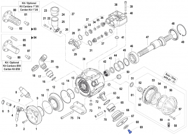 Schraube 3605000500 für Comet Pumpen APS 51-61-71