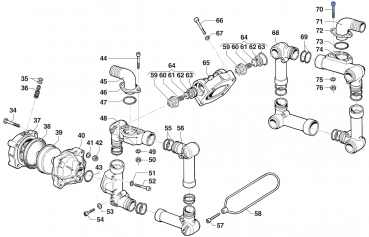 Schraube 3609015600 für Comet Pumpe BP 151-171 K