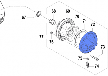 Druckspeicher 0003002700 für Comet Pumpen APS 101-121