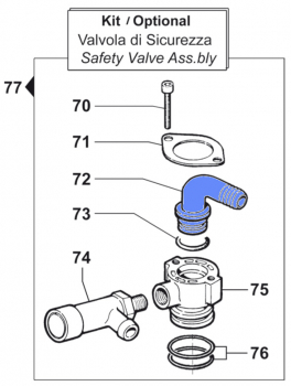 Elbow Delivery Hose Tail 2801003200 for Comet BP 205 K