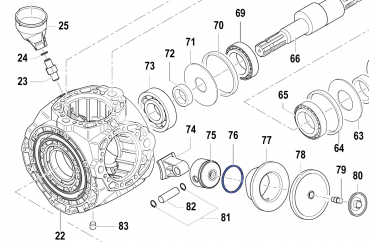 Kompressionsringe 0020000100 für Comet Pumpen APS 141 - 166