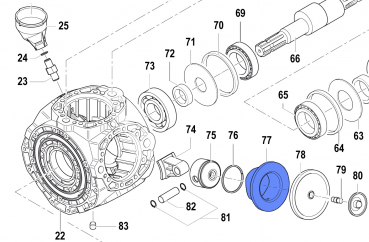 Kolbenhülse 0400003900 für Comet Pumpe APS 141