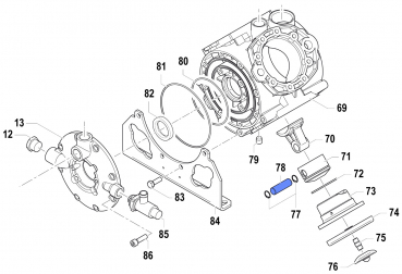 Kolbenbolzen 3011000300 für Comet Pumpe APS 145