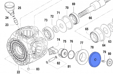 Membrane 1800001200 NBR für Comet Pumpen APS 141 - 166