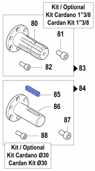 Splint 1602001800 für Comet Pumpen APS 51-61-71