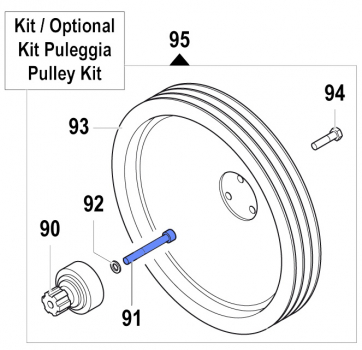 Schraube 3609017900 für Comet Pumpe APS 145