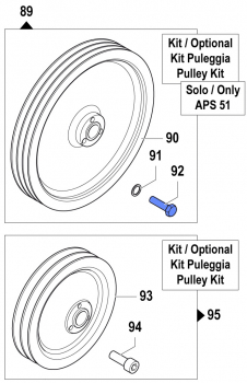 Schraube 3607000800 für Comet Pumpe APS 51