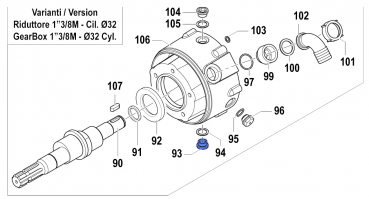 Stopfen 3200000100 für Comet Pumpen APS 101-121