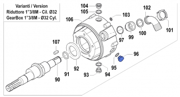 Ölanzeige 3201002700 für Comet Pumpen APS 101-121