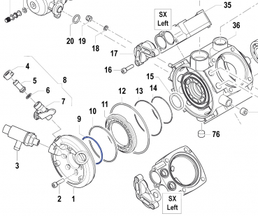 O-Ring 1210043100 für Comet Pumpe APS 96