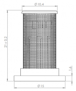 Agrotop Düsenfilter mit Kugelventil 0,3 bar