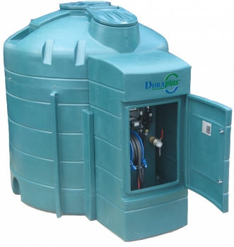 DURAplas Diesellagertank 5000 Liter mit abschließbarem PE-Vorsatzmodul