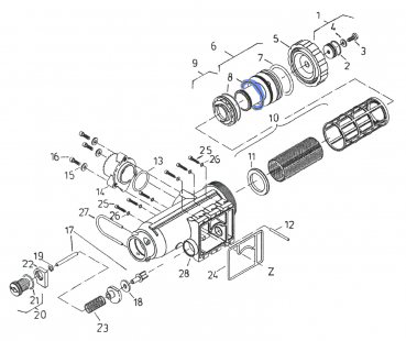 Rau O-Ring 47512 für Filtereinheit Telemat-Regler