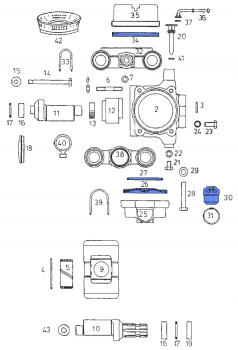 RAU Original Reparatursatz für Pumpe P200