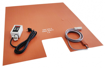 Kuhlmann IBC Fassbodenheizer aus Silikon (230V / 2700W)
