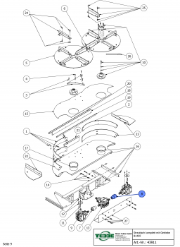 TEBBE freewheel for GKN disk gearbox right