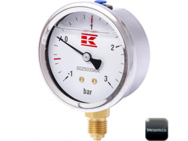 Manometer mit integrierter LED-Beleuchtung - 63 - Manometer Preiss