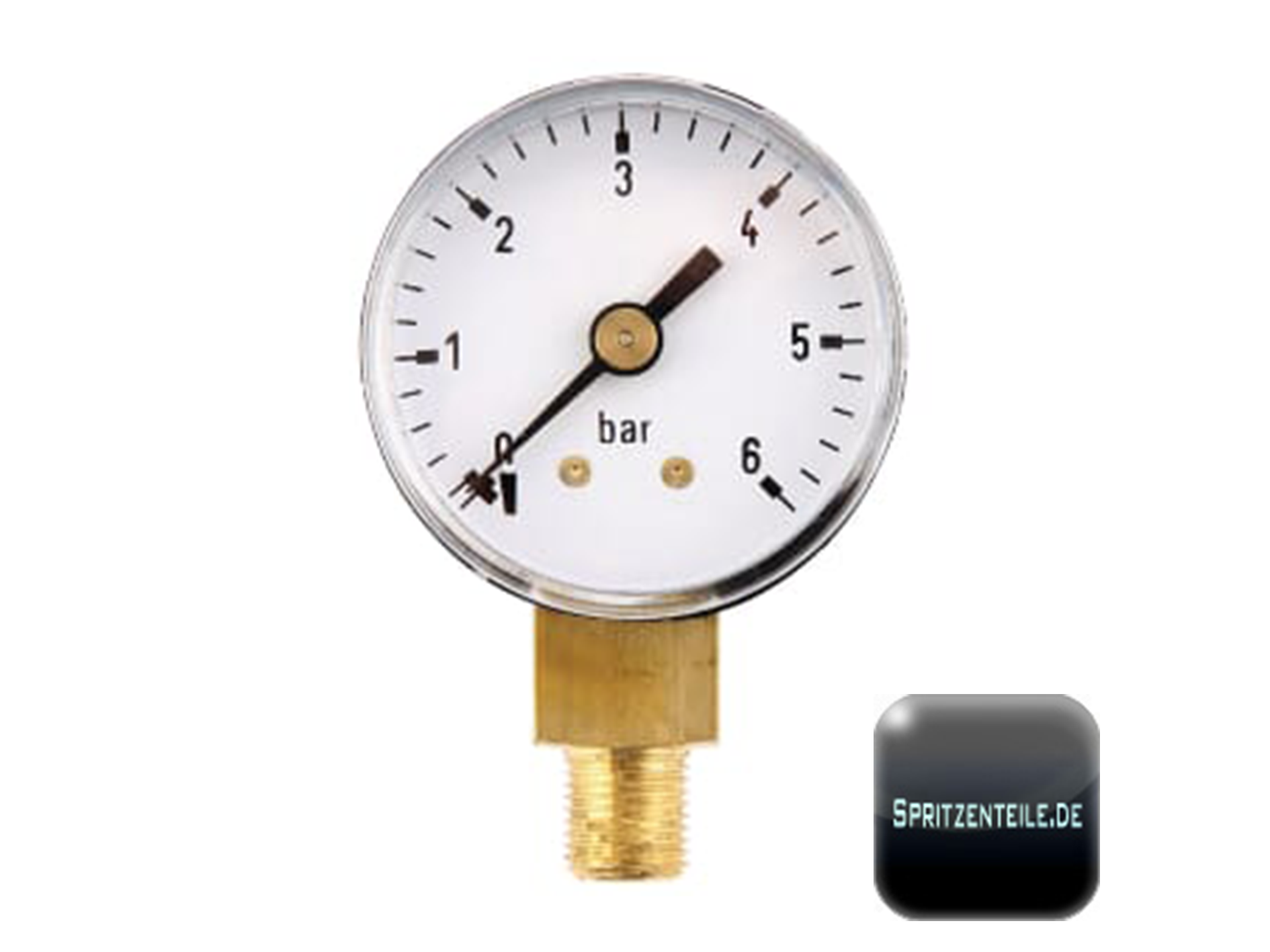 Manometer Ø 40 0-6bar ⅛ unten