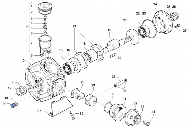 Stopfen 3200000100 für Comet Pumpe BP 205 K