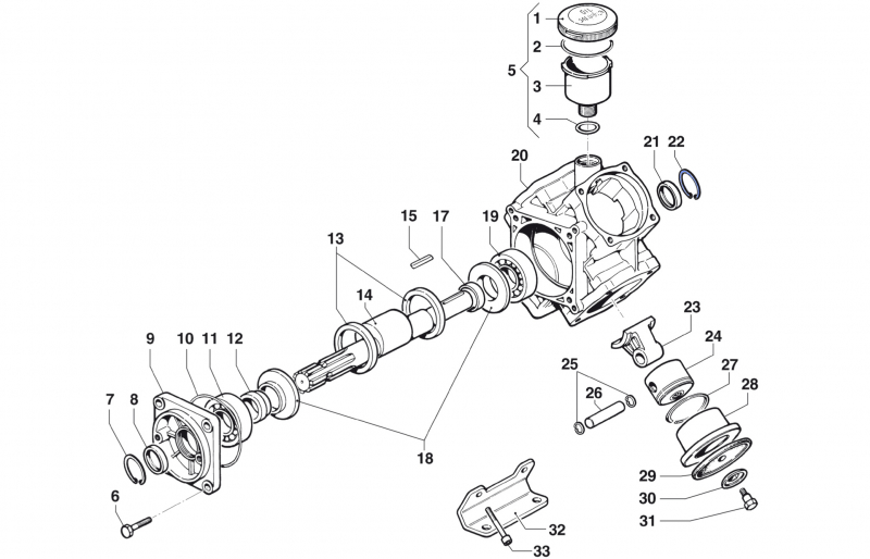Sicherungsring innen 3020000900 für BP 151 K - 171 K Pumpen