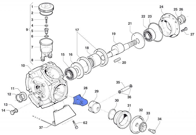 Connecting Rod Assembly 0205006700 Comet Pumps BP 241-281 K