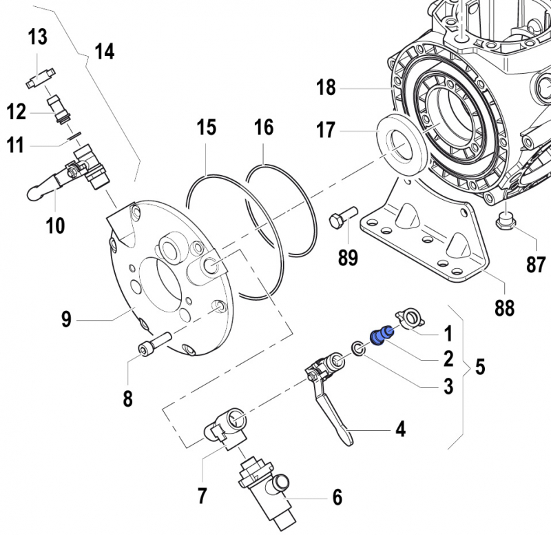 Schlauchanschluss 2802002000 für Comet Pumpen APS 101-121