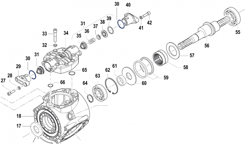 O-Ring 1210038500 für Comet Pumpen APS 101-121