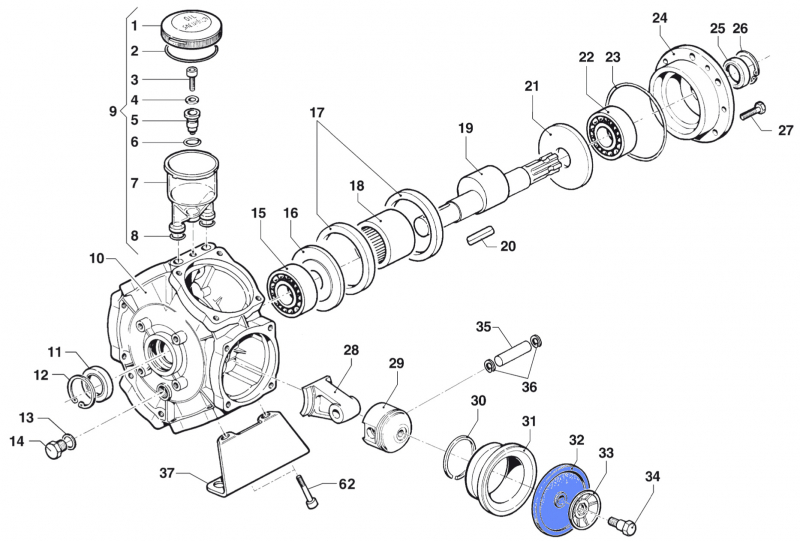 Diaphragm 1800017800 for Comet Pump BP 205 K