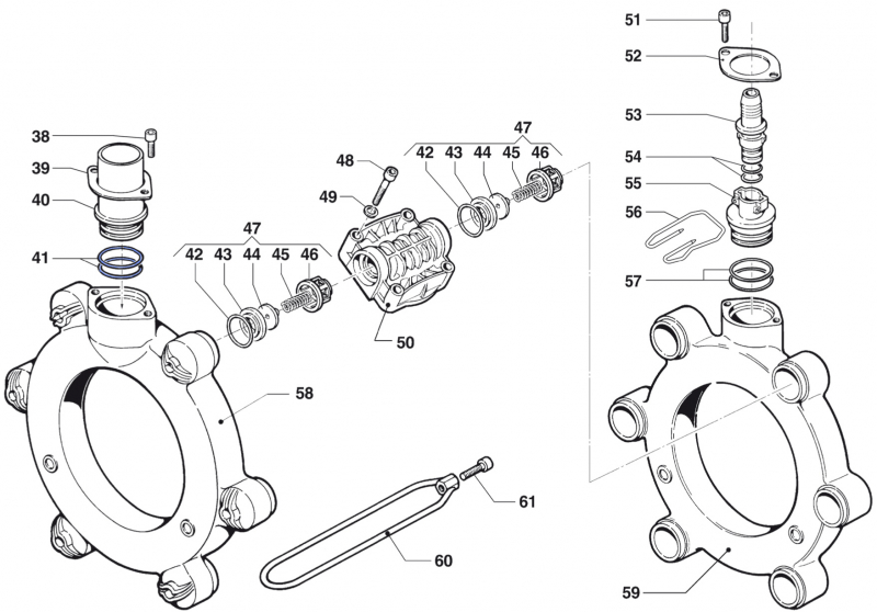 O-Ring 1210075100 für Comet Pumpe BP 205 K