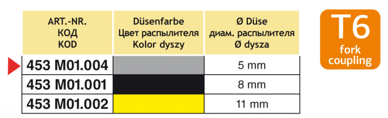 Arag Befüllsystem mit T6 Anschluss