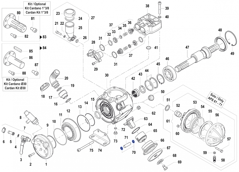 Schliessring Innen 3020002900 für Comet Pumpen APS 51-61-71