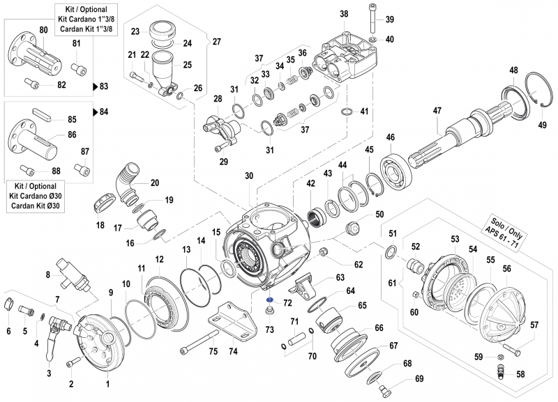 O-Ring 1210004400 für Comet Pumpen APS 51-61-71