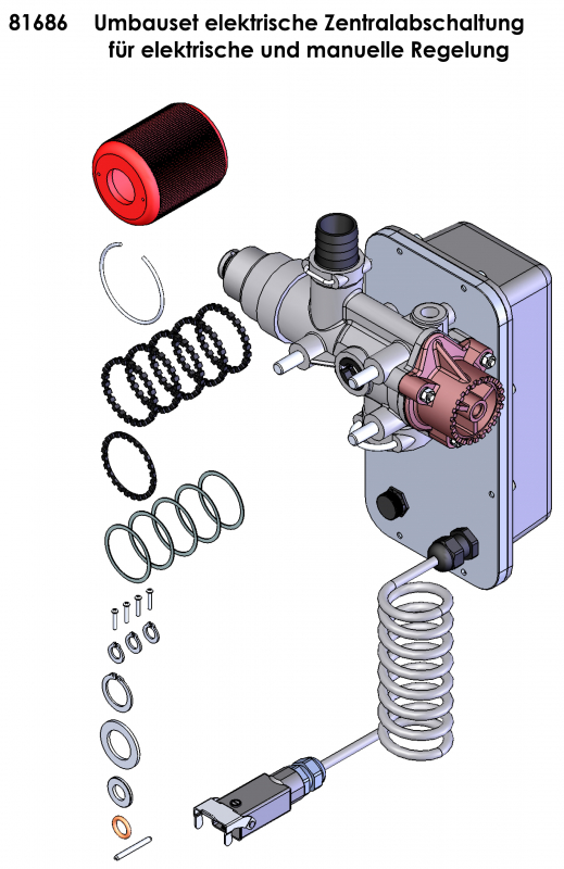 Rau Umbauset elektrische Zentralabschlatung RG00081686