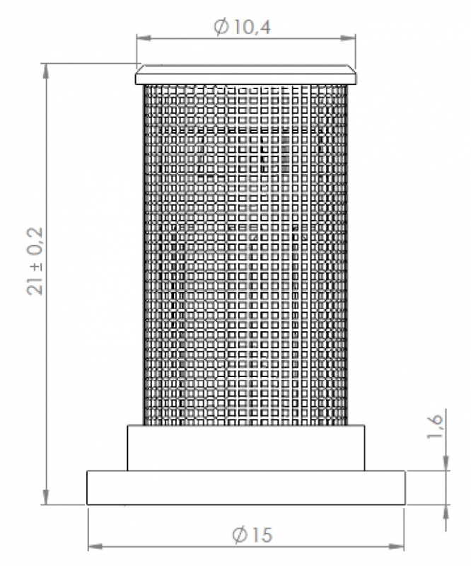 Agrotop Düsenfilter mit Kugelventil 0,3 bar