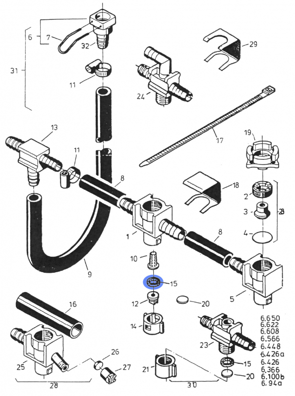 Rau Dichtung RG00080142 Ersatzteilliste