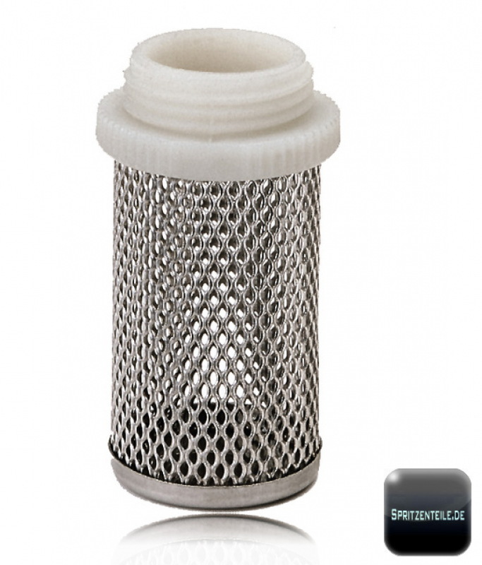 Saugfilter aus Edelstahl mit Gewinde